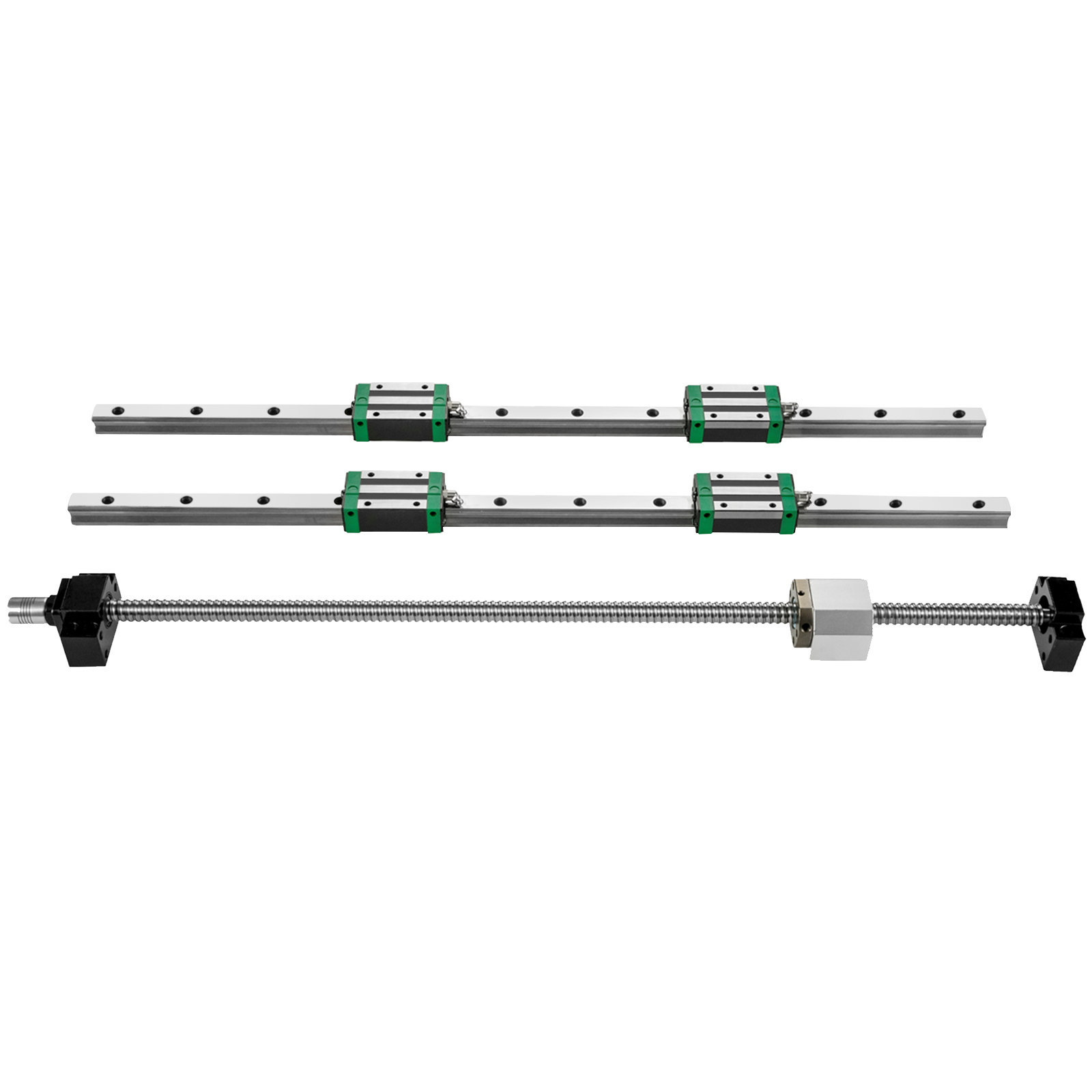 Hgr20 Linear Guide Rail Ballscrew Set - 선형 가이드 레일, 2개(HGR20-1000mm) + 1개(RM1605-1000mm)